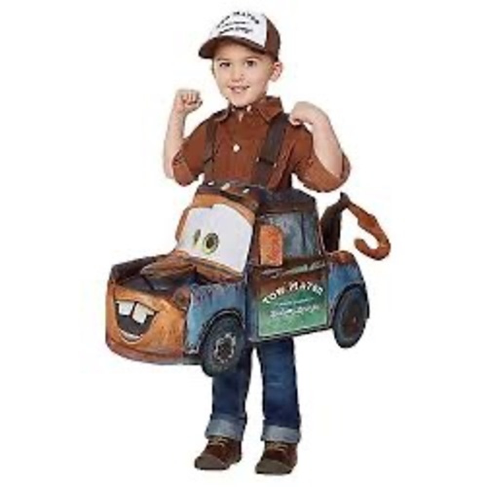 Disney Pixar Cars Tow Mater Costume Toddler OS Spirit Halloween Truck Outfit